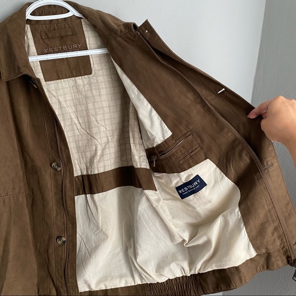 WESTBURY Vintage Brown Jacket with Pockets - Picture 5 of 12